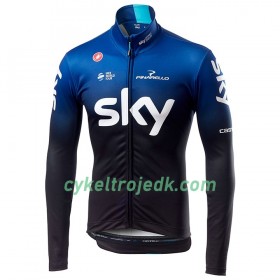 Cykeltrøje Langærmet 2019 Team Sky N001 Langærmet